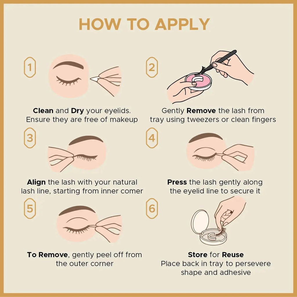 Phansta™ Autoadesivas Extensões de Pestanas