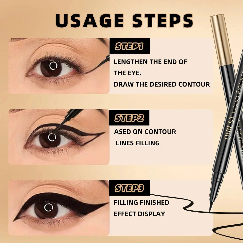 QiBest™ Waterproof Eye Liner 