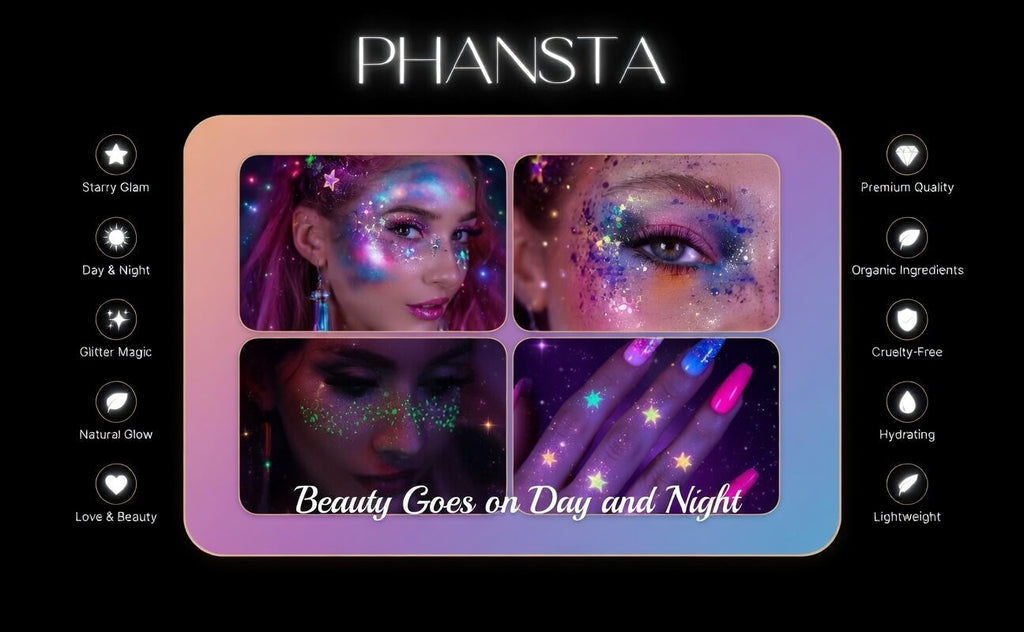 Phansta™ Glow & Shine Glitter Gel