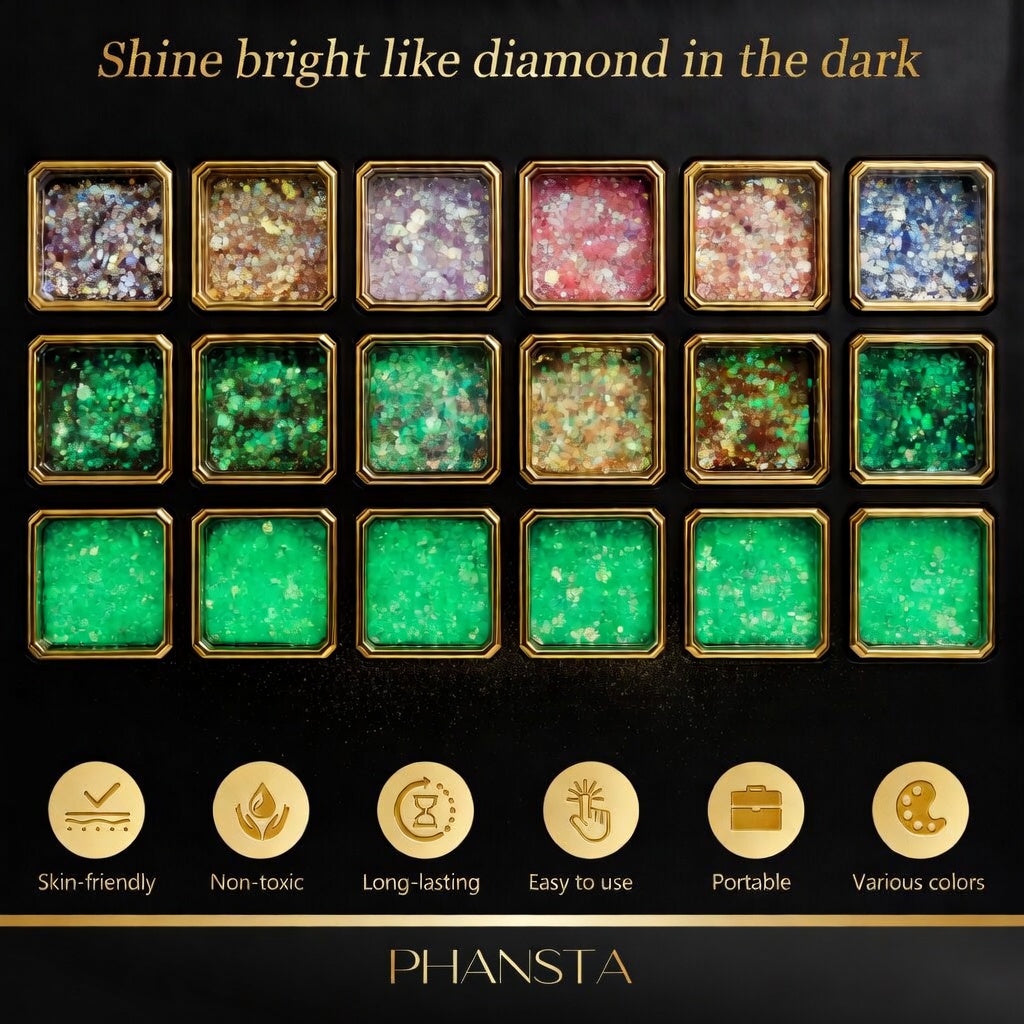 Phansta™ Glow & Shine Glitter Gel